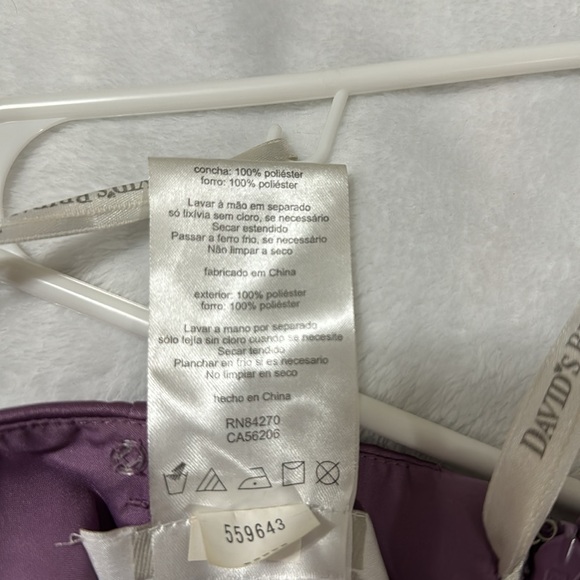 David’s bridal bridesmaids Style No F12385 - Picture 9 of 9